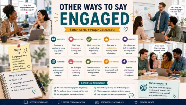 other ways to say engaged