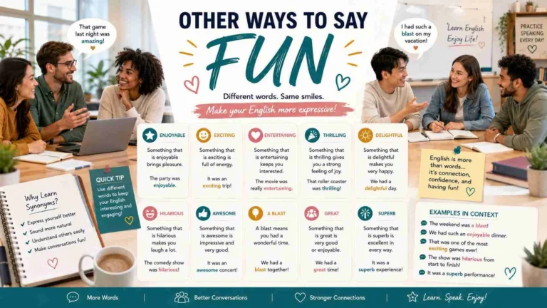 other ways to say fun