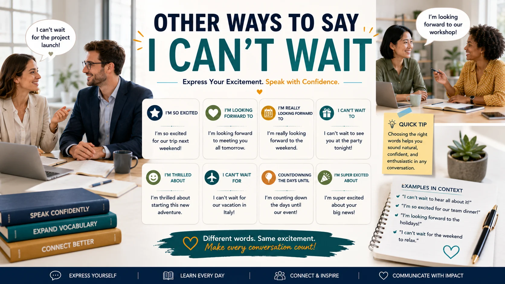 other ways to say i cant wait