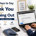 other ways to say thank you for reaching out