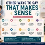other ways to say that makes sense